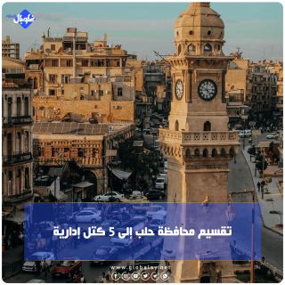 تقسيم محافظة حلب إلى 5 كتل إدارية