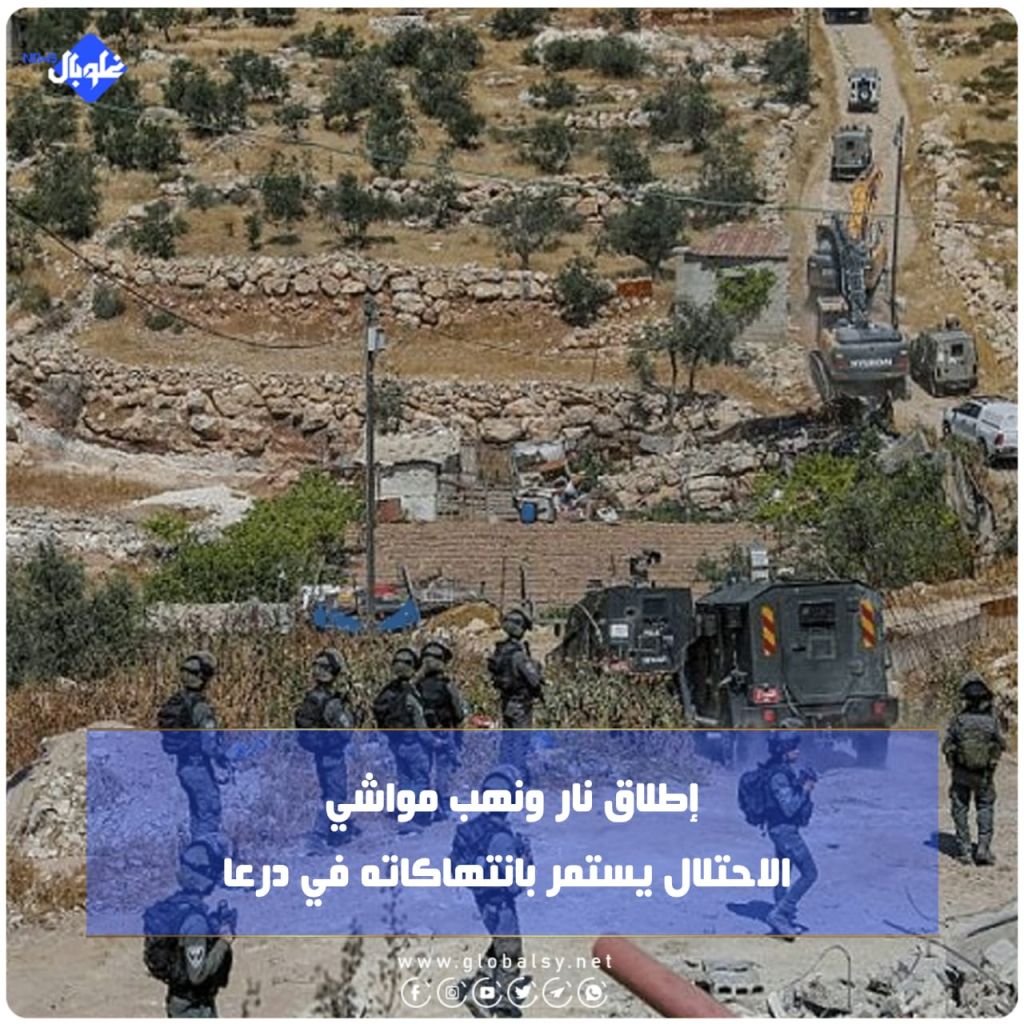 إطلاق نار ونهب مواشي... الاحتلال يستمر بانتهاكاته في درعا