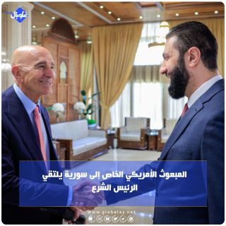 المبعوث الأمريكي الخاص إلى سورية يلتقي الرئيس الشرع