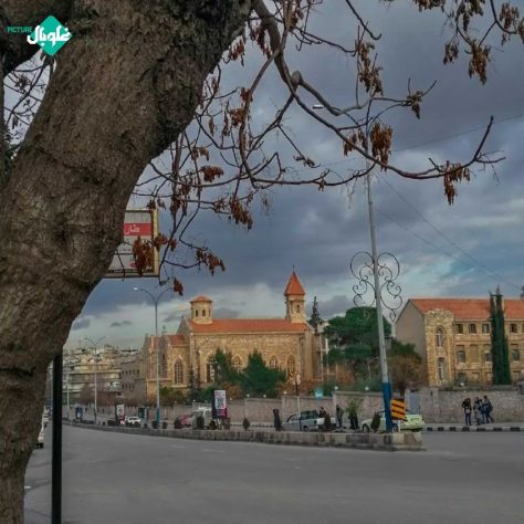 سماء حلب الملبدة بالغيوم