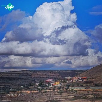 غيوم عملاقة من ريف حمص الغربي