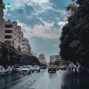 جو دمشق الماطر