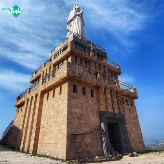 تمثال سيدة الوادي في جبل السايح بحمص